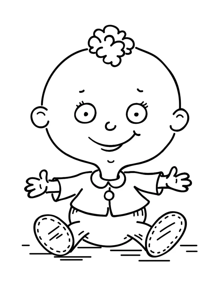 baby coloring pages