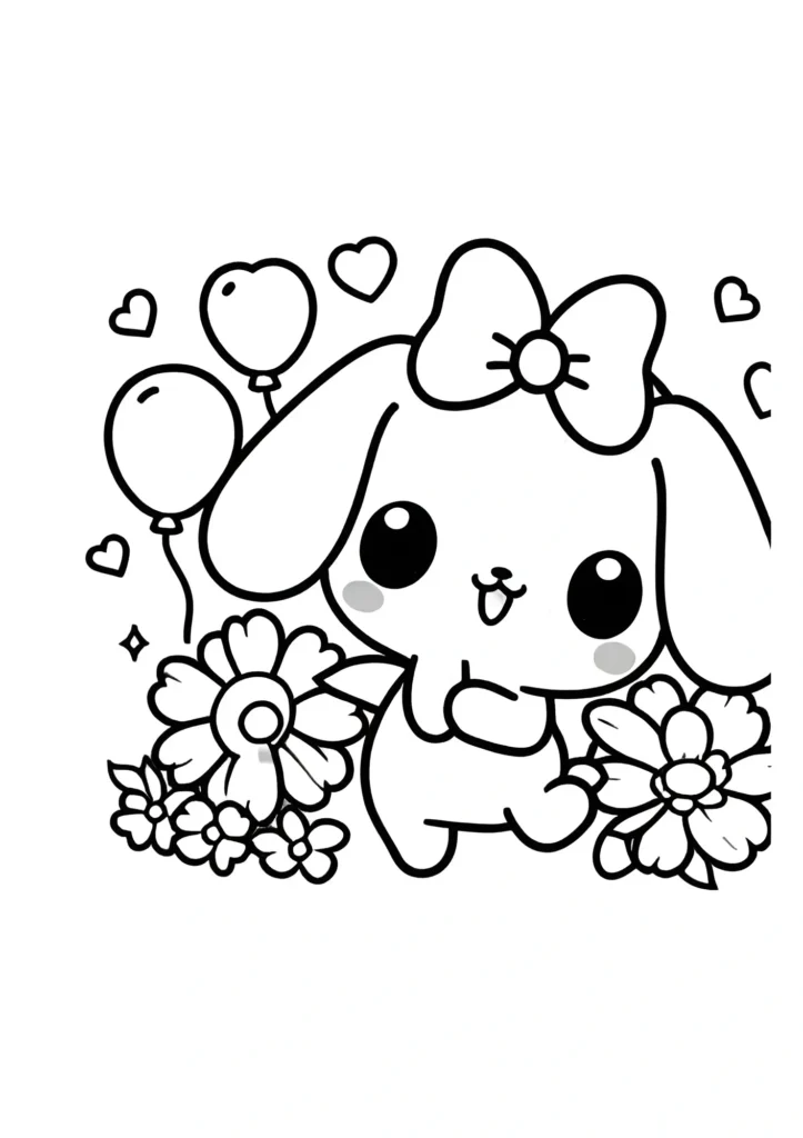  Cinnamoroll Coloring Pages