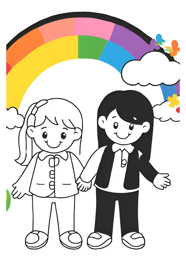 Rainbow Friends Coloring Pages