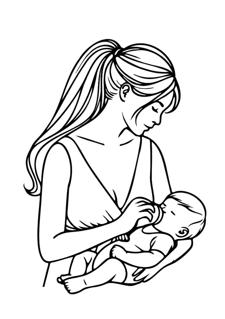 baby coloring pages