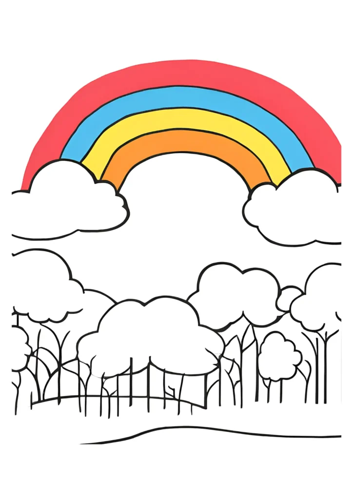 Rainbow Friends Coloring Page