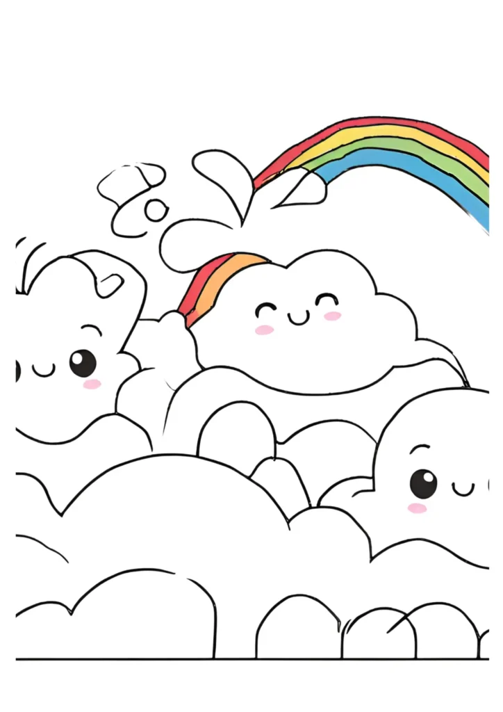 Rainbow Friends Coloring Pages