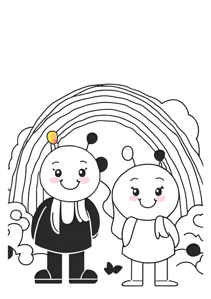 Rainbow Friends Coloring Pages