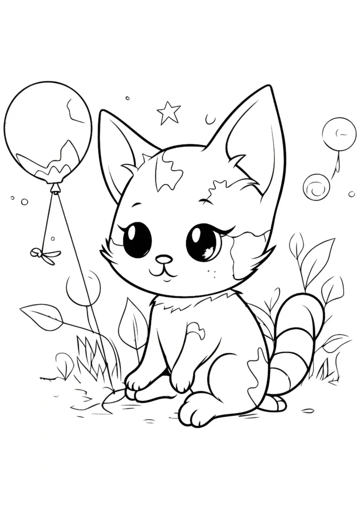 kitten coloring pages