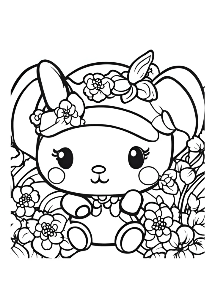 My Melody Coloring Pages