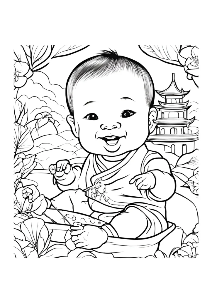 baby coloring pages