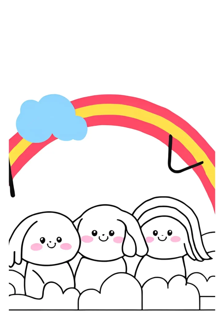 Rainbow Friends Coloring Pages