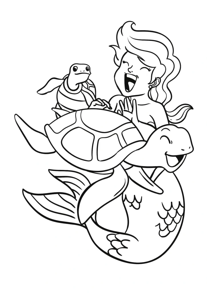  turtle coloring pages