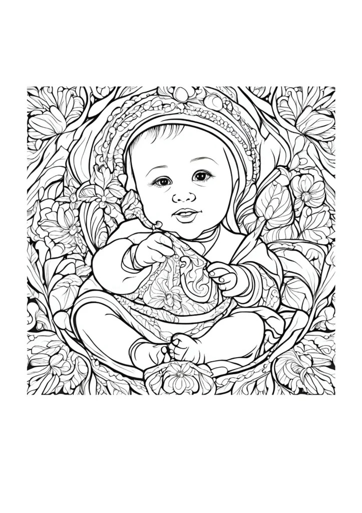 baby coloring pages