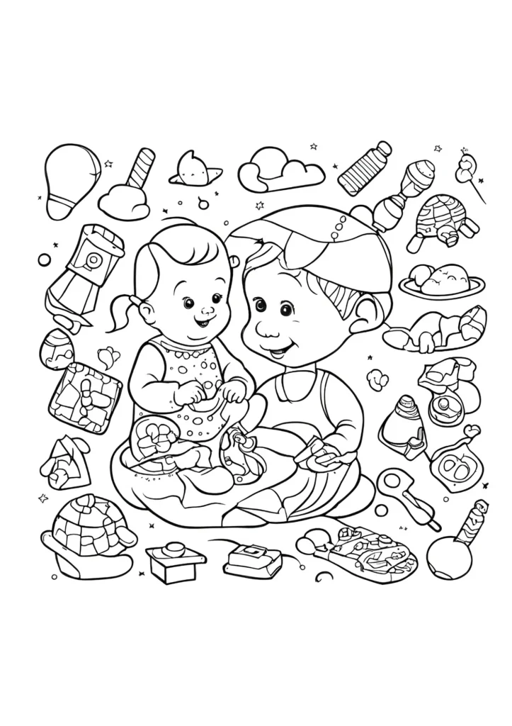 baby coloring pages