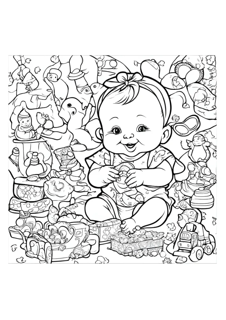 baby coloring pages