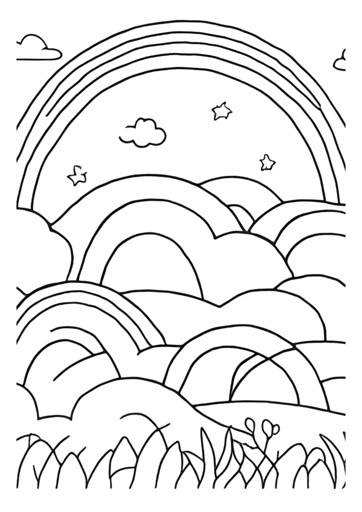 Rainbow Friends Coloring Pages