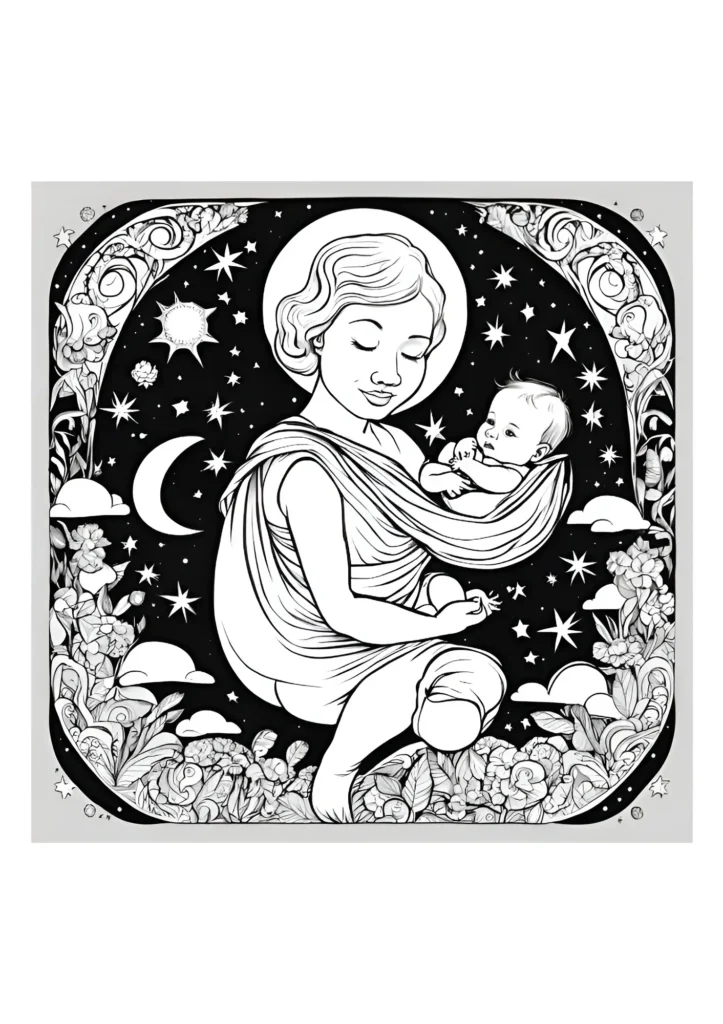 baby coloring pages