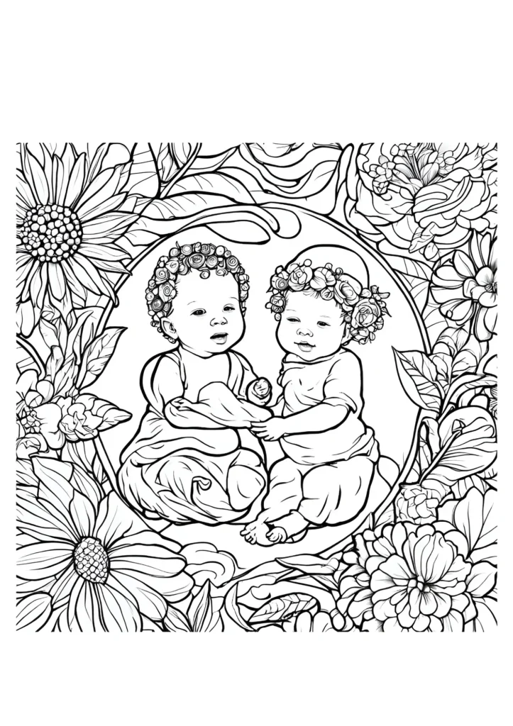 baby coloring pages