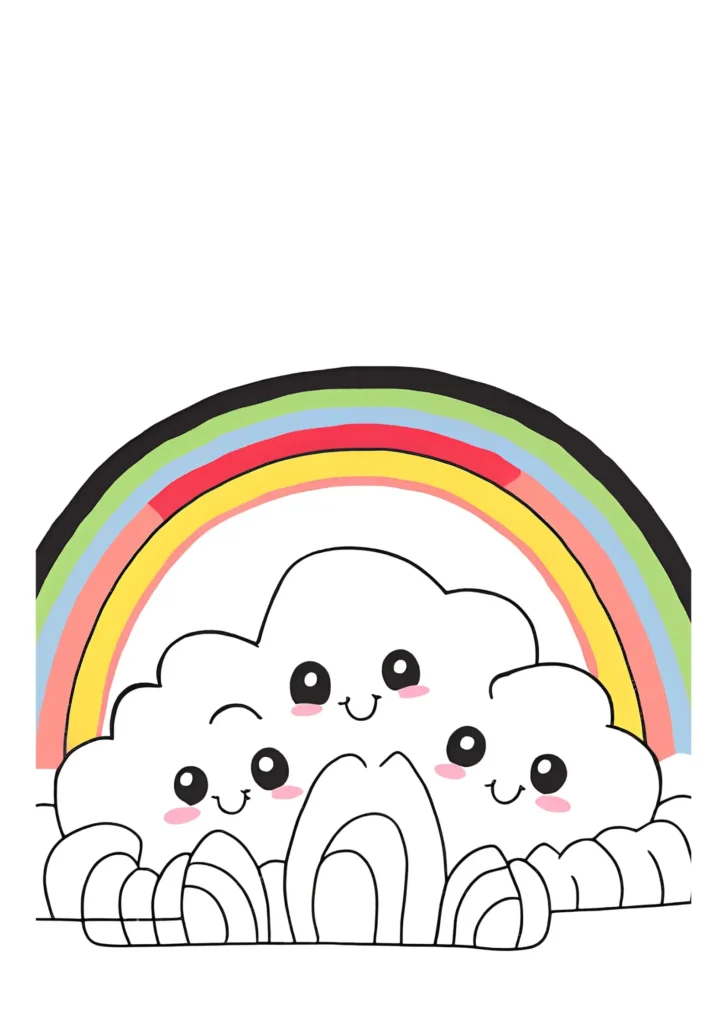 Rainbow Friends Coloring Pages