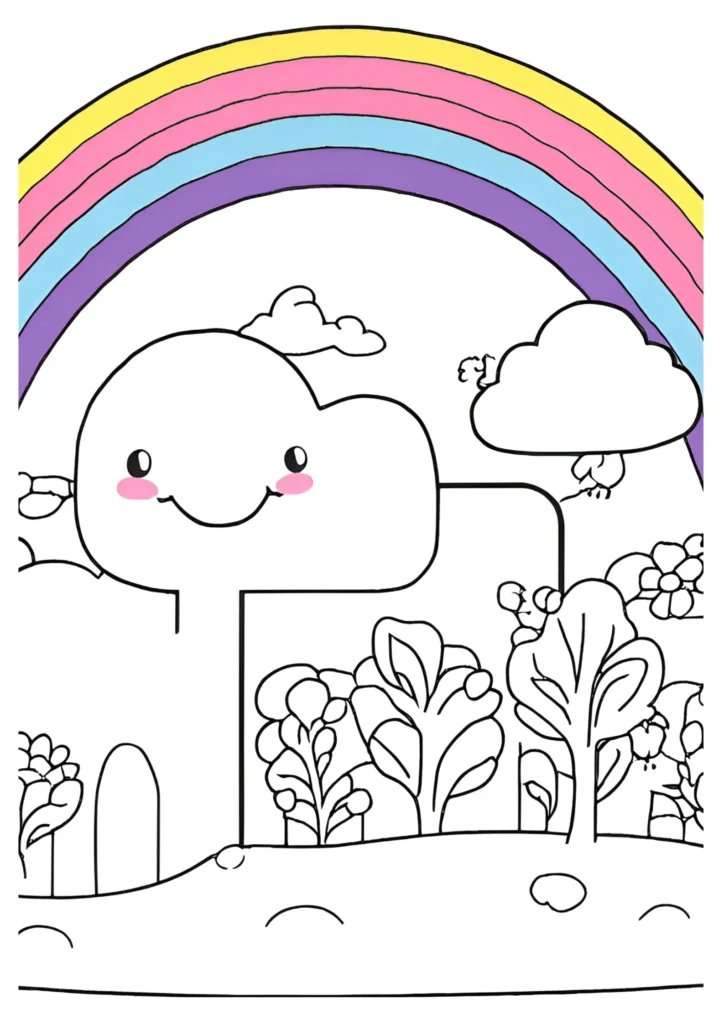 Rainbow Friends Coloring Pages