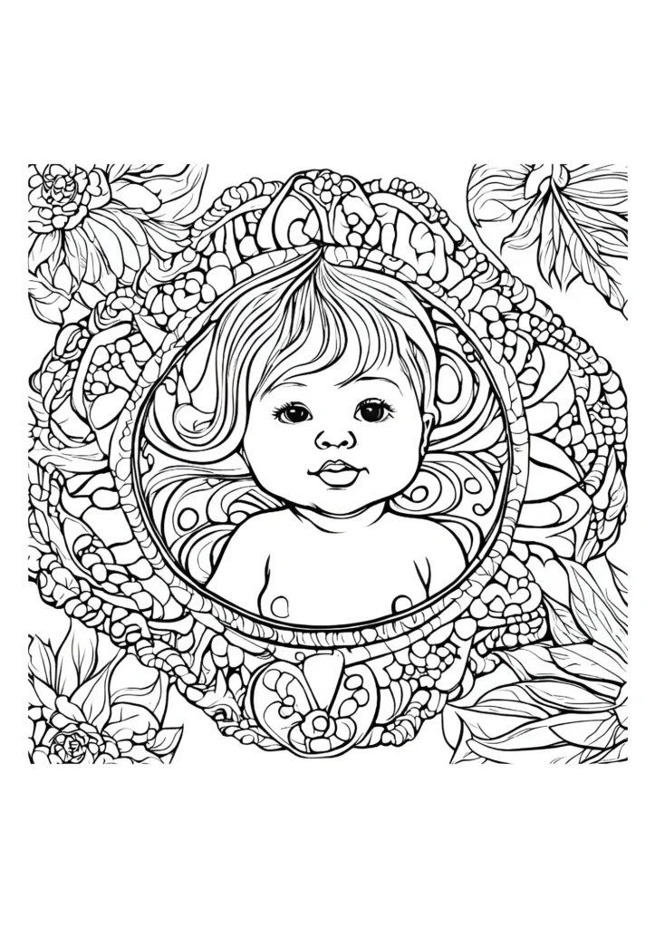 baby coloring pages