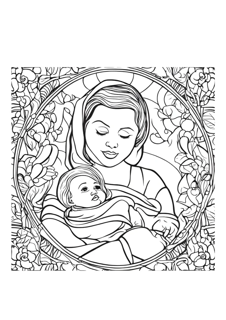 baby coloring pages