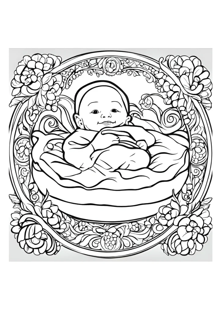 baby coloring pages