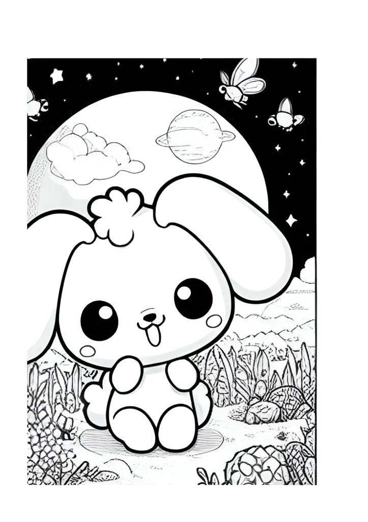  Cinnamoroll Coloring Pages