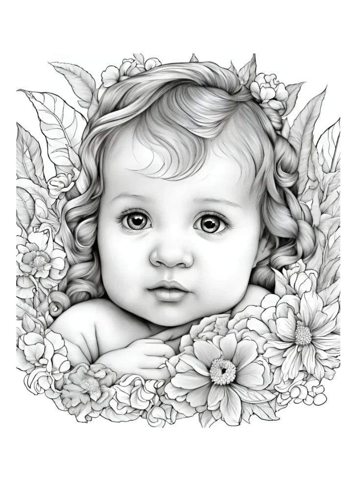 baby coloring pages