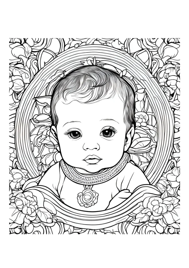 baby coloring pages