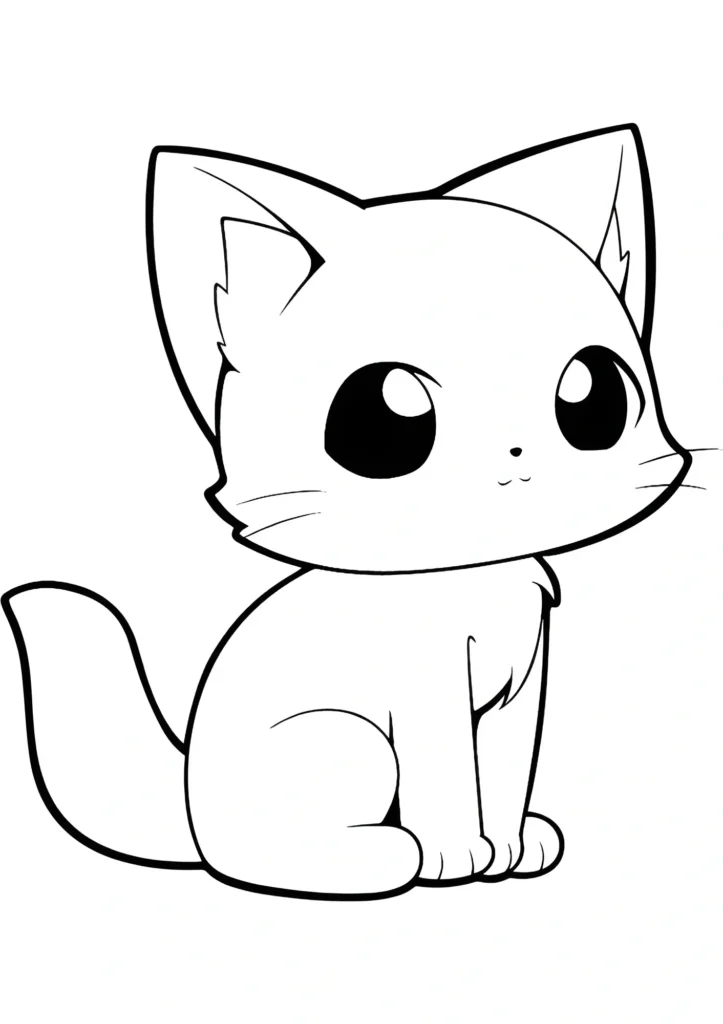 kitten coloring pages