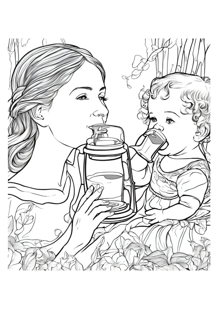 baby coloring pages