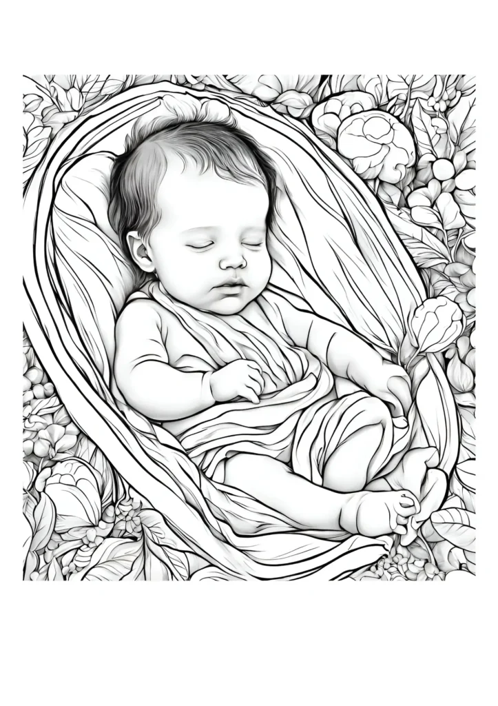 baby coloring pages