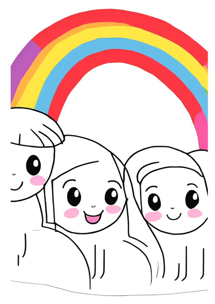 Rainbow Friends Coloring Pages