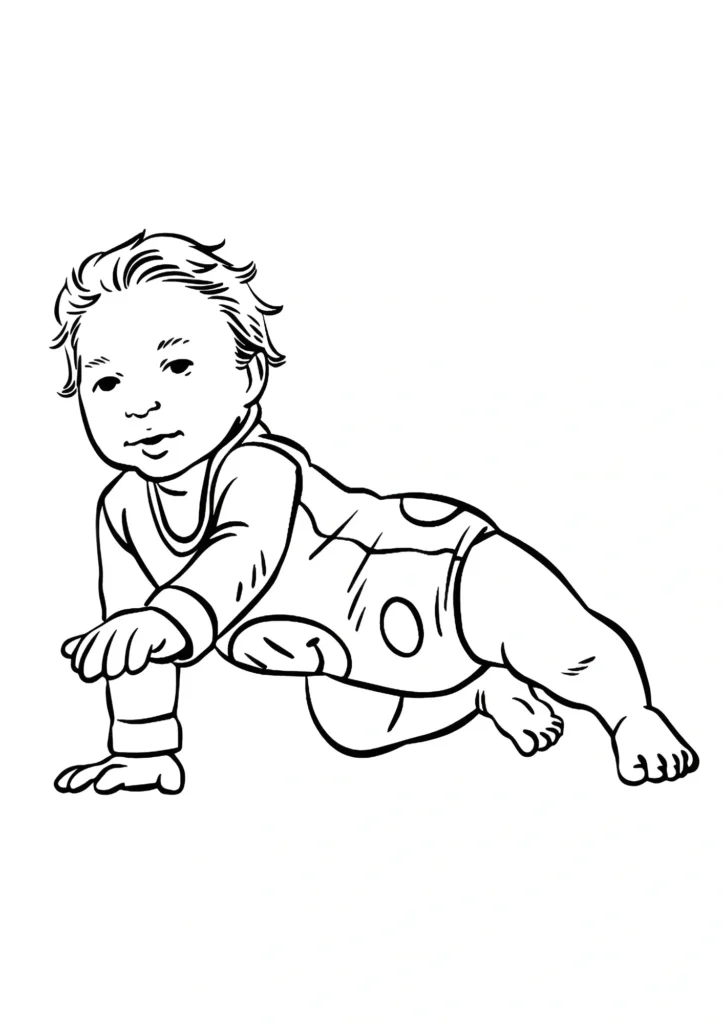 baby coloring pages