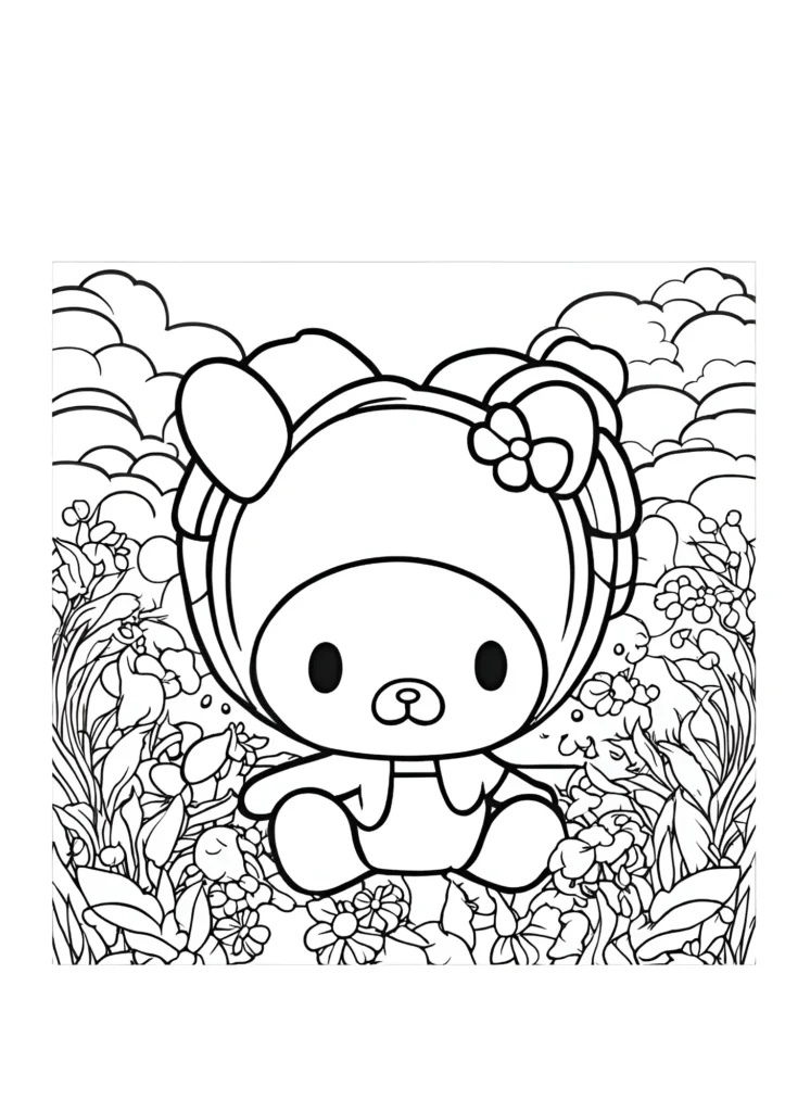 My Melody Coloring Pages