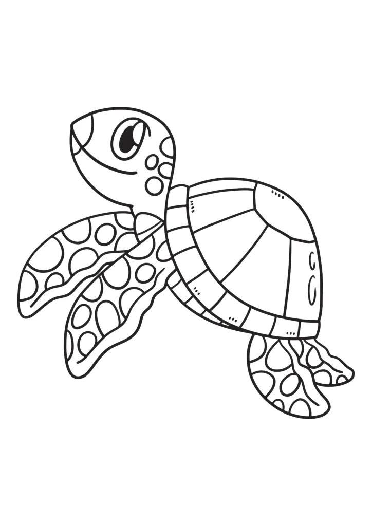  turtle coloring pages