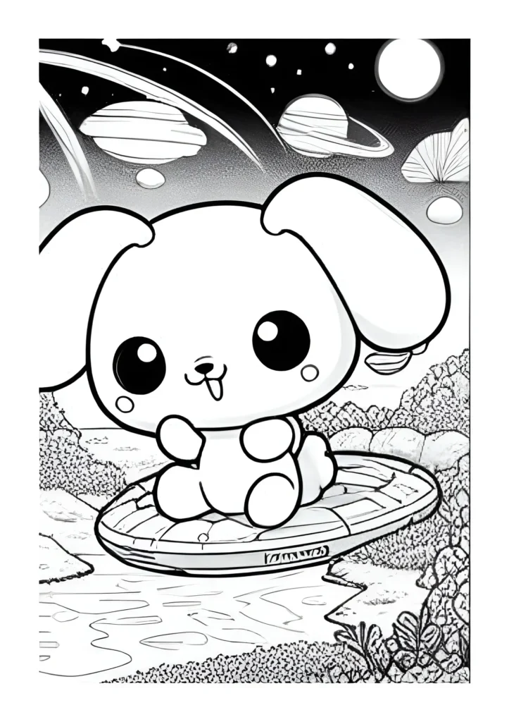  Cinnamoroll Coloring Pages