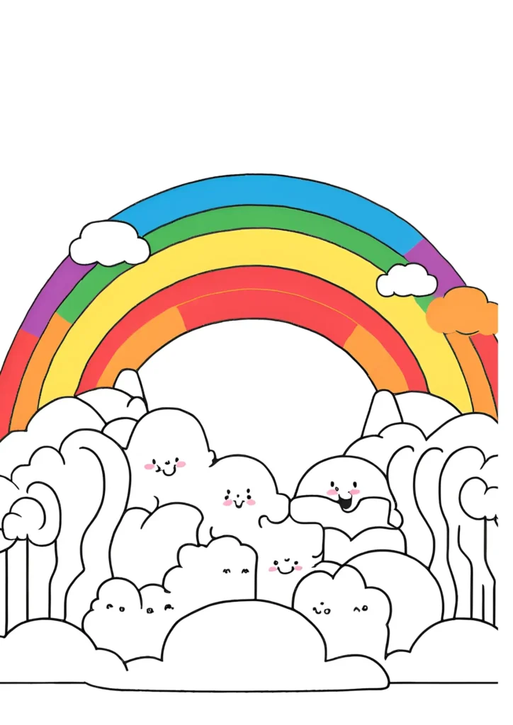 Rainbow Friends Coloring Pages