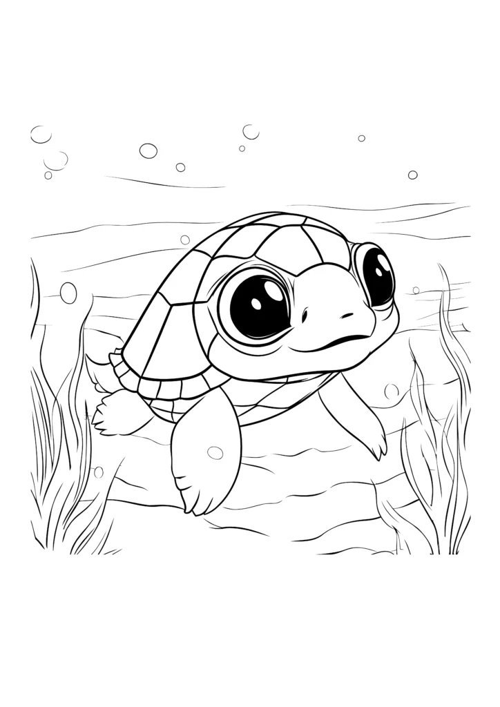  turtle coloring pages