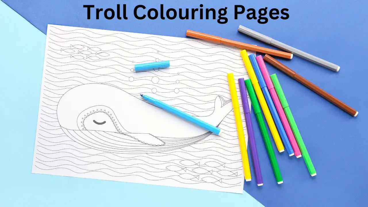 troll coloring pages