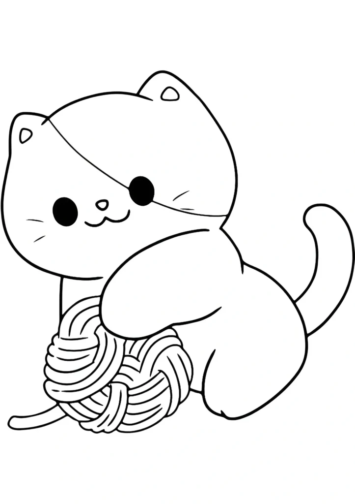 kitten coloring pages