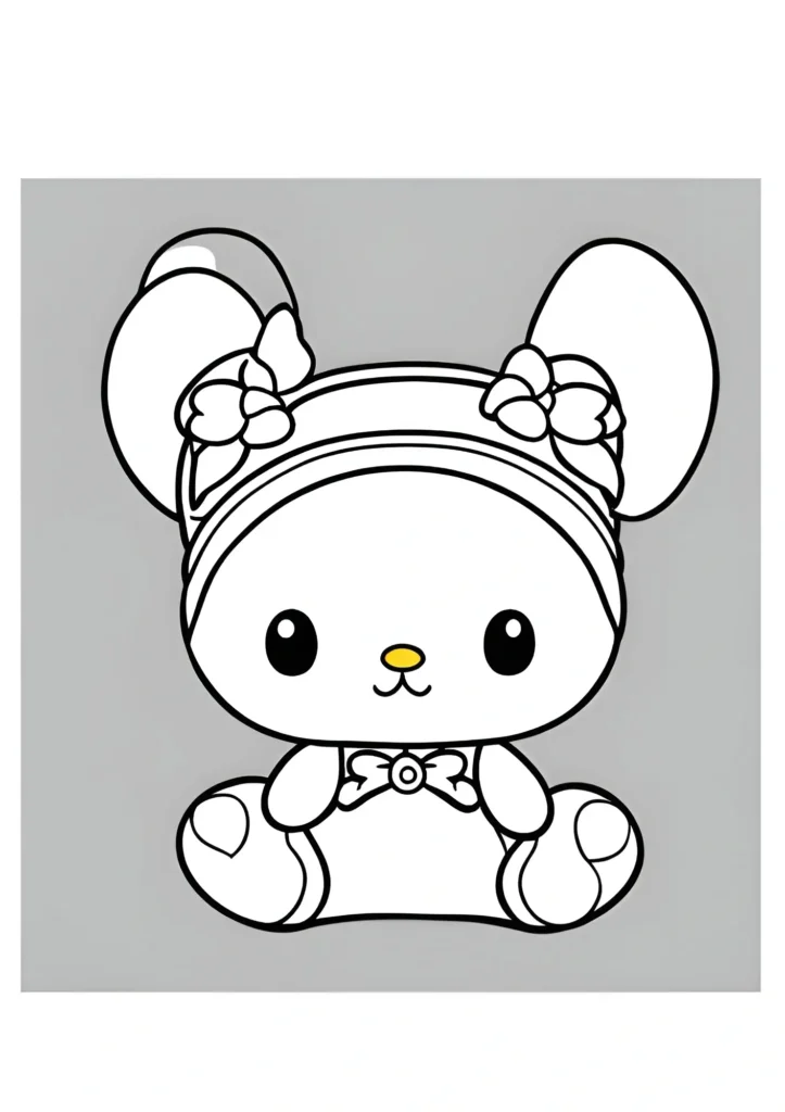 My Melody Coloring Pages