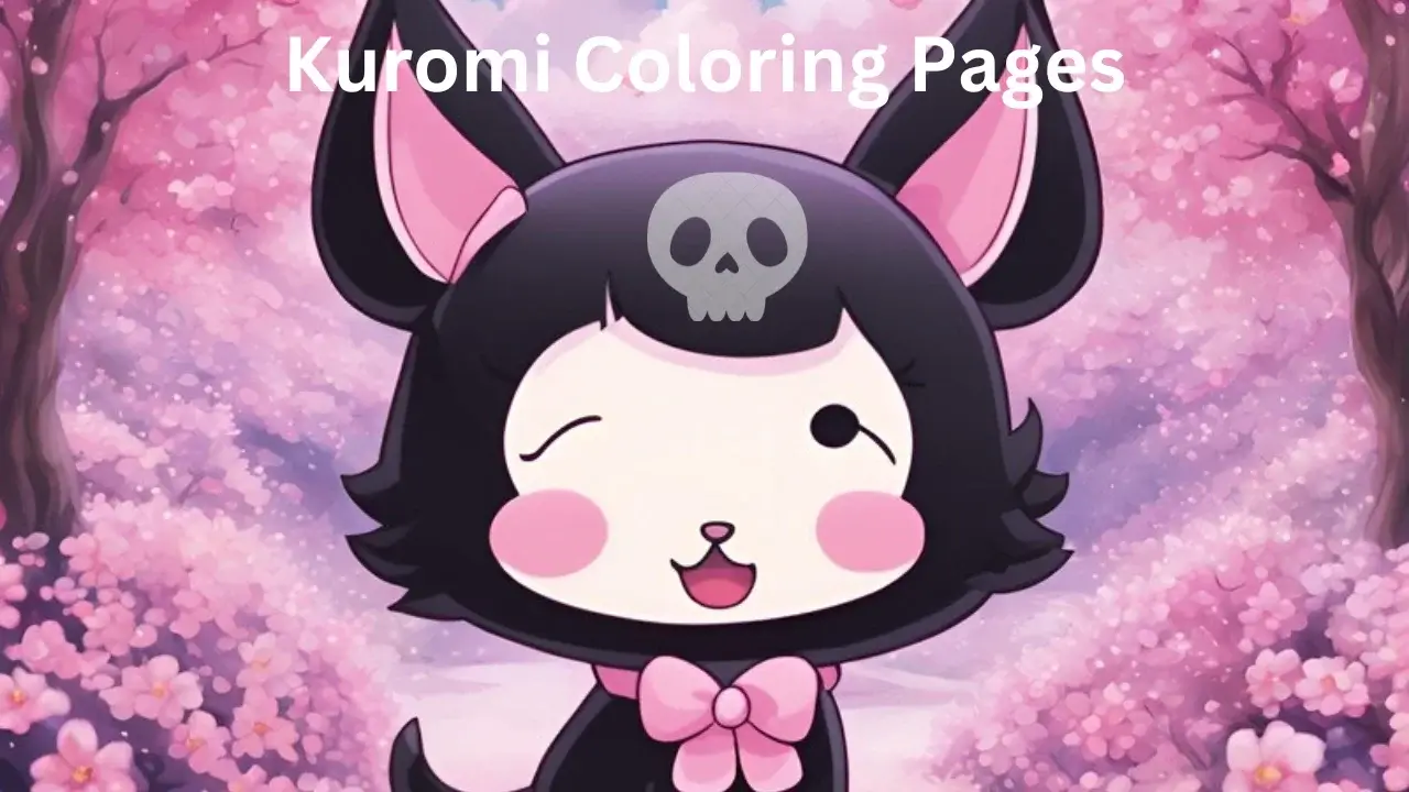 Kuromi Coloring Pages