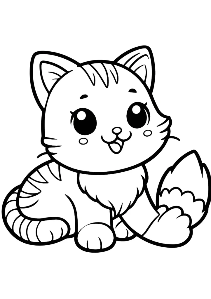 kitten coloring pages