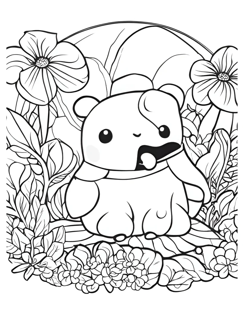 Squishmallow Coloring Page