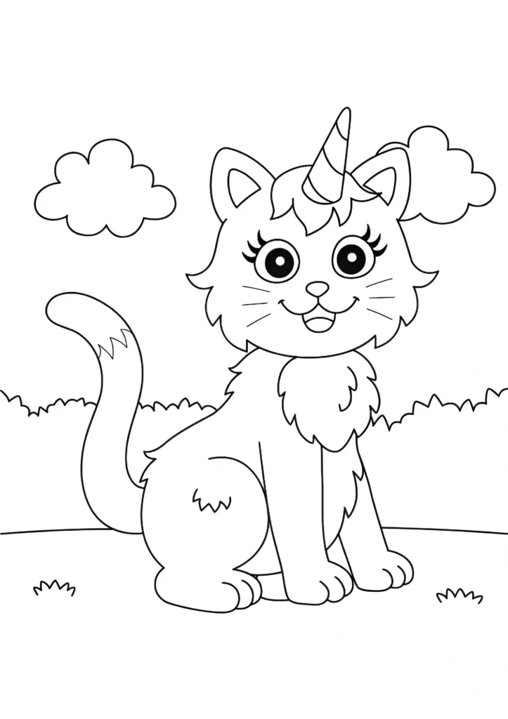 kitten coloring pages