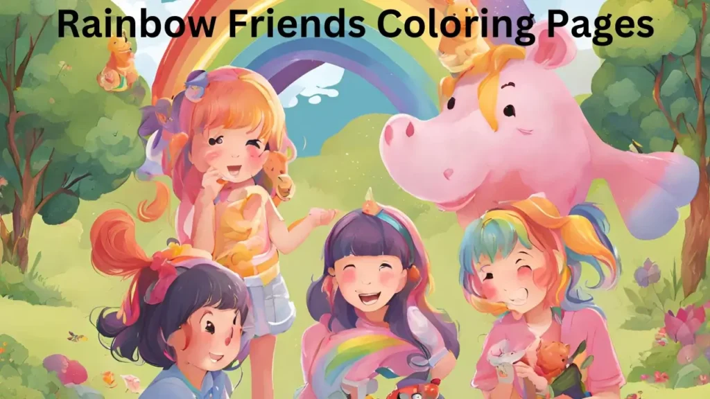 Rainbow Friends Coloring Pages