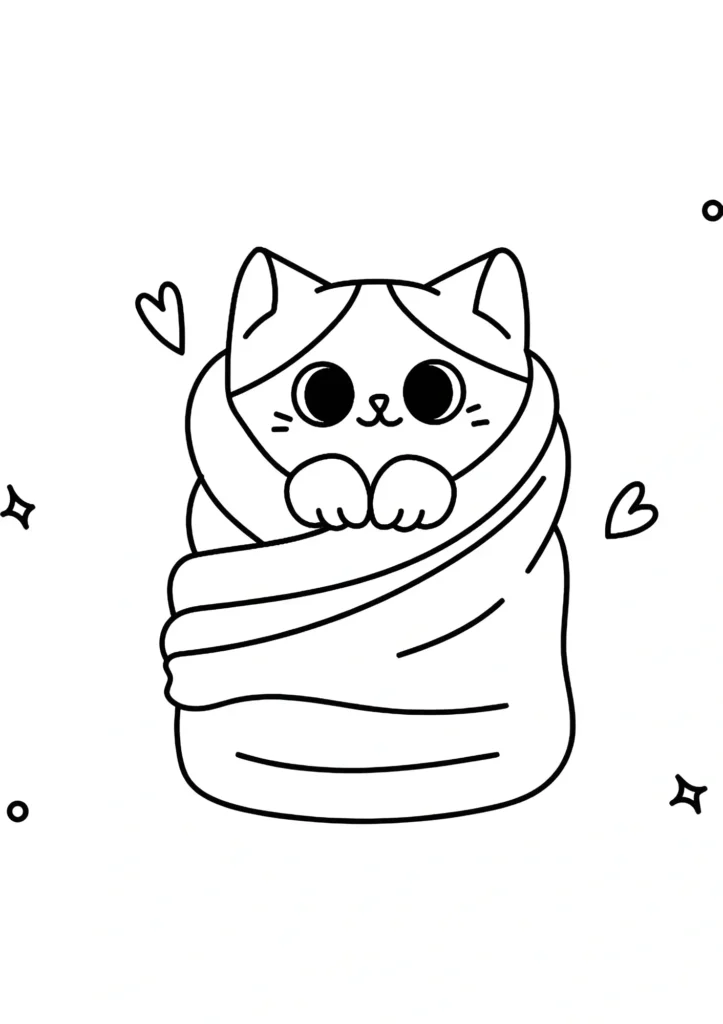 kitten coloring pages