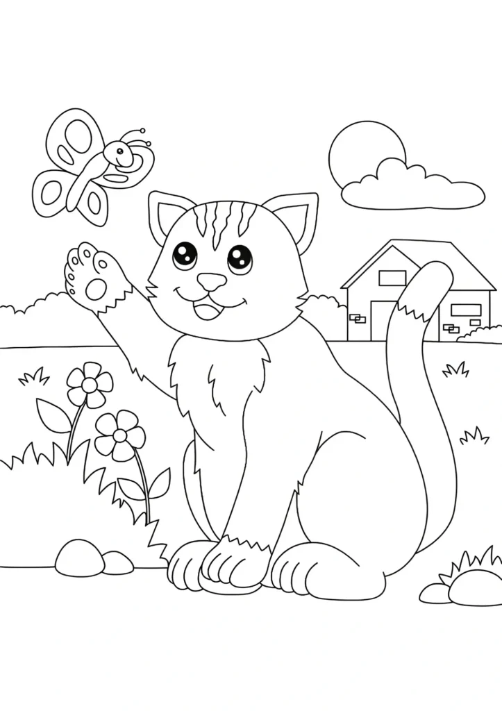 kitten coloring pages