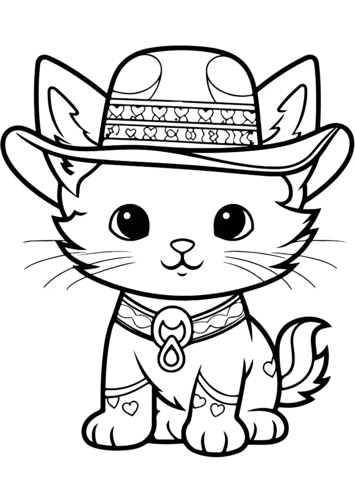 kitten coloring pages