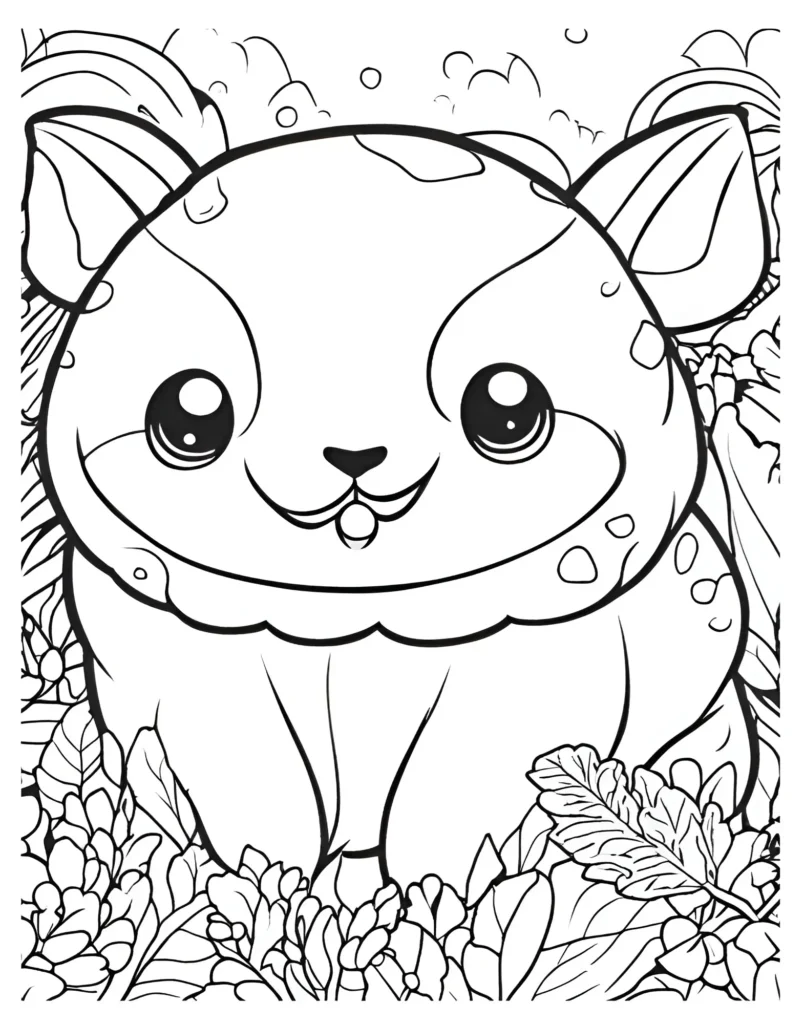 Squishmallow Coloring Page