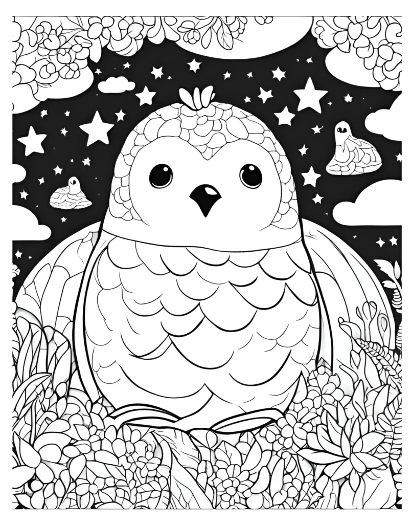 Squishmallow Coloring Page