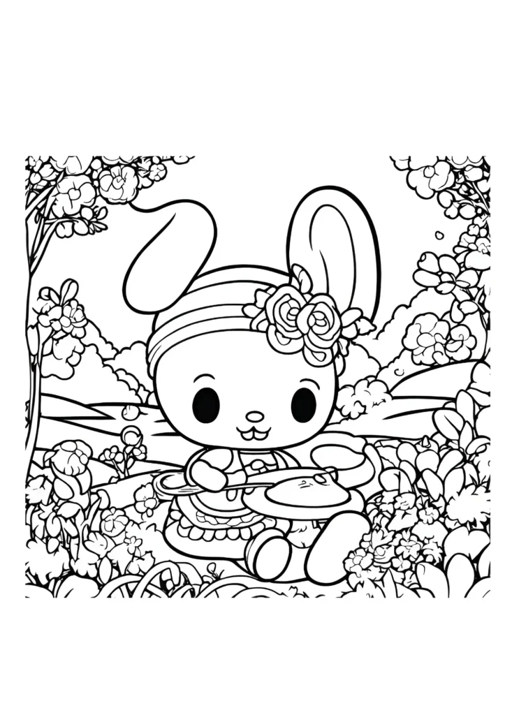 My Melody Coloring Pages